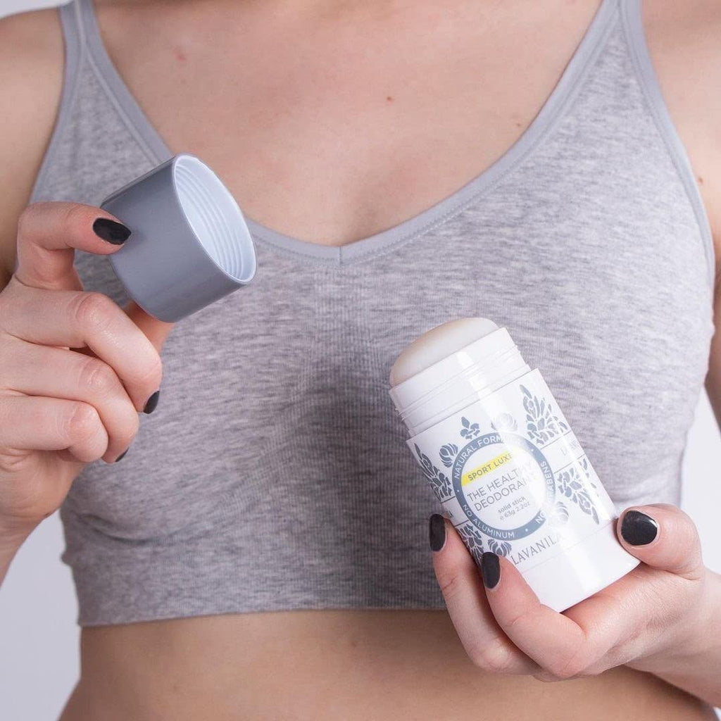 Lavanila Aluminum Free Sport Luxe Deodorant 4-Pack (2oz Each) – Triple Odor Protection, Fresh Scent, Vegan