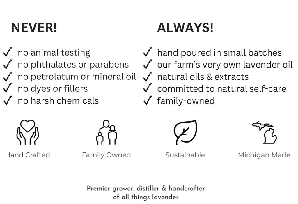 Lavender Lane Vanilla Lavender Hand & Body Lotion – Goat's Milk, Lavender Essential Oil, USA Made