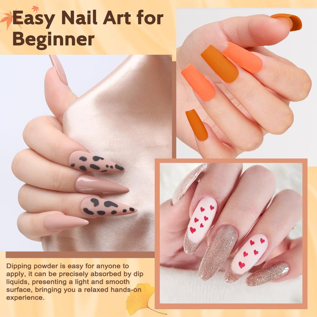 Lavender Violets Dip Powder Nail Kit Starter – 62 Pcs, 48 Colors, G902