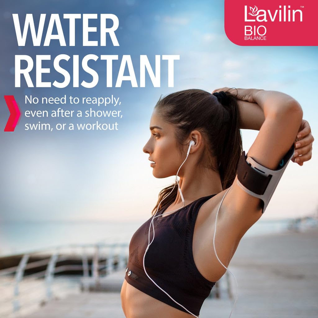 Lavilin Bio Balance Underarm Deodorant Cream – Up to 7 Days Odor-Free (2-Pack)