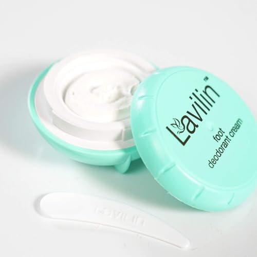 Lavilin Foot Deodorant Cream – 7 Days Odor Control, Aluminum-Free (12.5g)