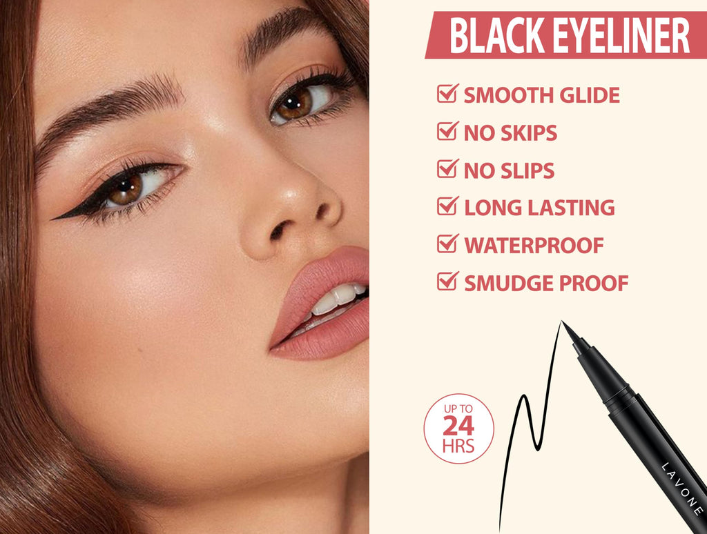 LAVONE Eyebrow Pencil Kit — Waterproof Microblading Pen, Gel & Eyeliner