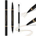 LAVONE 2-in-1 Waterproof Eyebrow Pen – Microblade & Ultra-Precise Pencil (Blonde)