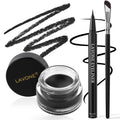 LAVONE Eyeliner Set — Waterproof 3-in-1 Gel, Liquid, and Angled Brush