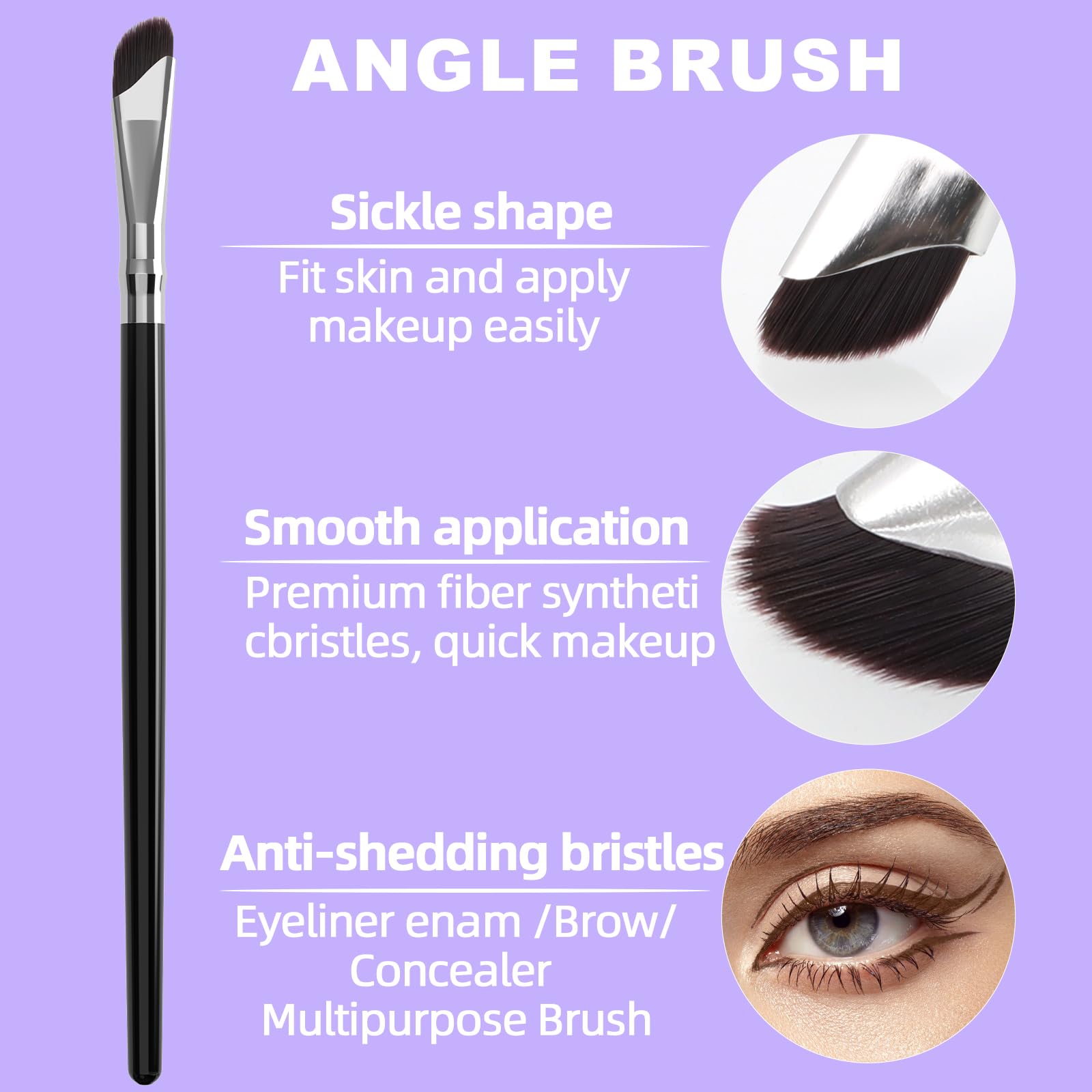 LAVONE Eyeliner Set — Waterproof 3-in-1 Gel, Liquid, and Angled Brush