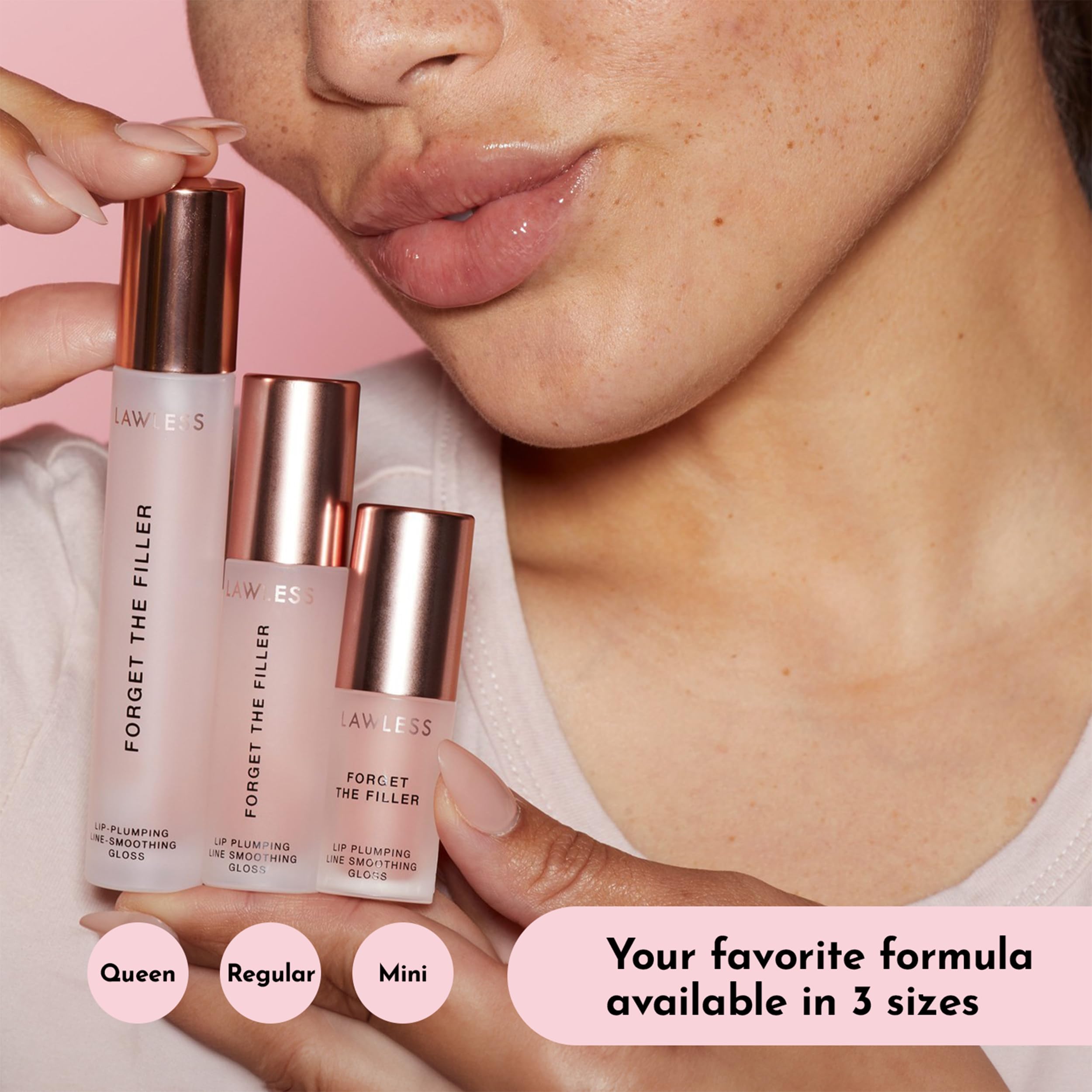 LAWLESS Mini Rosy Outlook Lip Plumper – Rosy