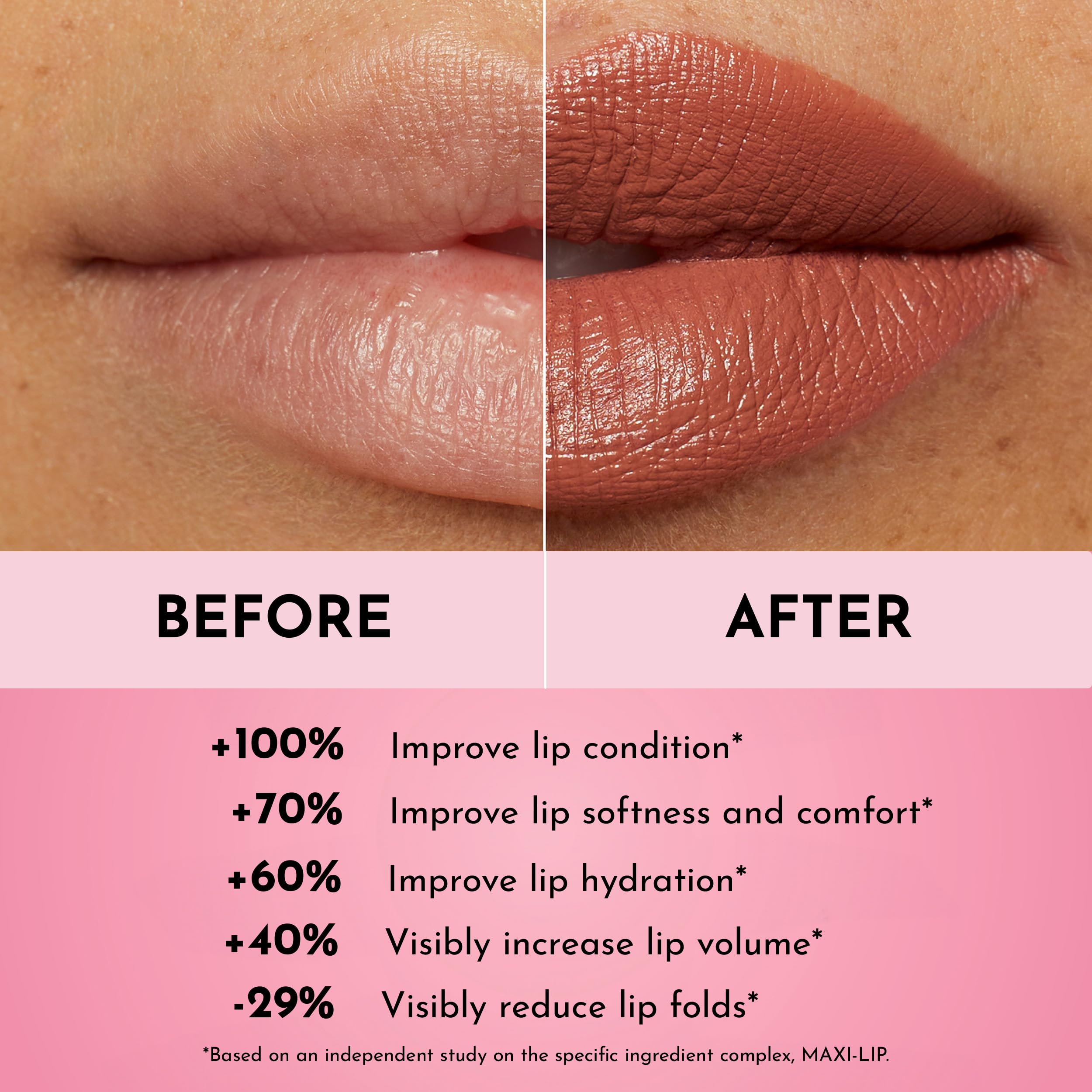 Lawless Forget the Filler Lip-Plumping Lipstick in Cookie | Satin Cream Finish