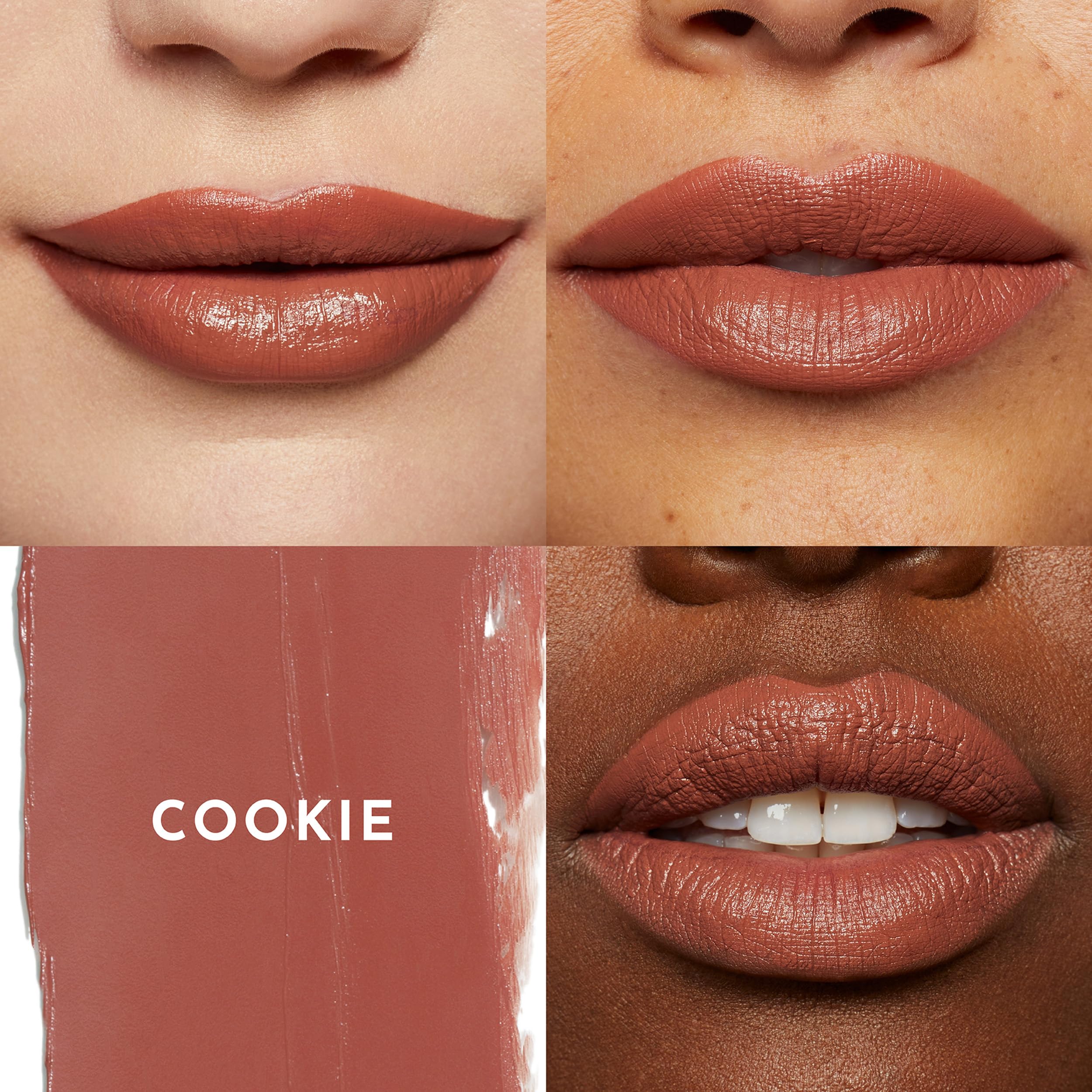 Lawless Forget the Filler Lip-Plumping Lipstick in Cookie | Satin Cream Finish