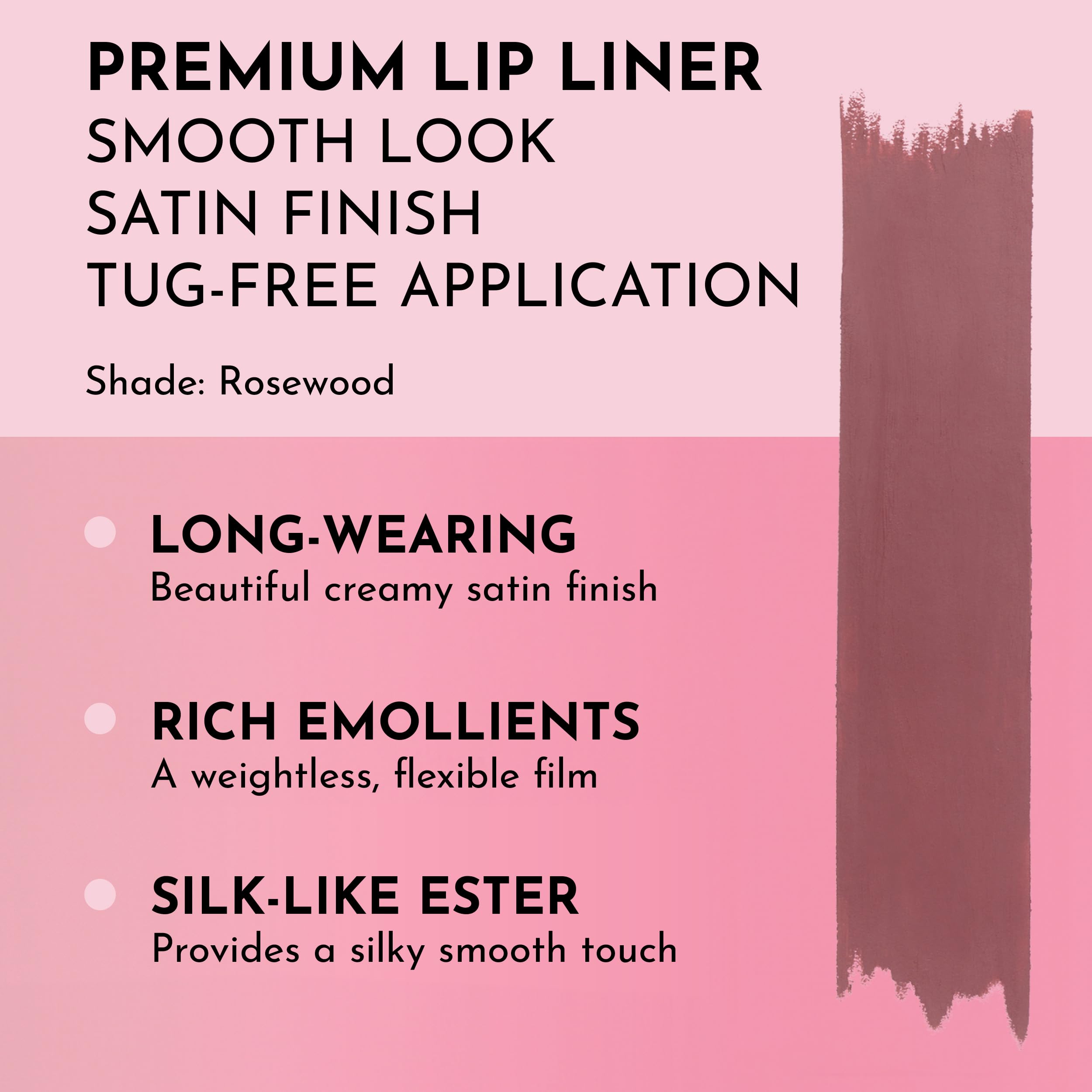 Lawless Forget the Filler Definer Liner Rosewood | Creamy Lip Pencil by LAWLESS