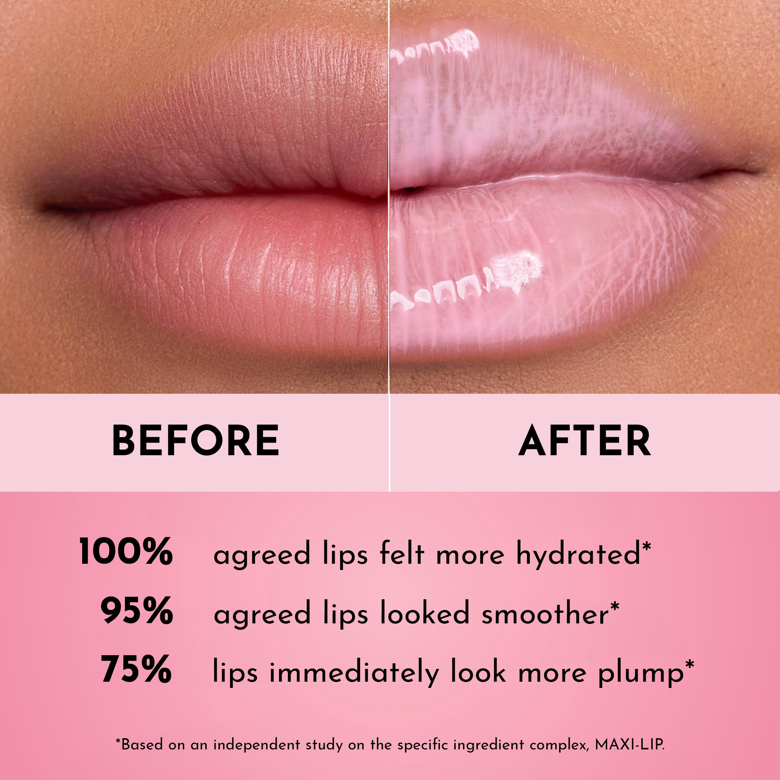 Lawless Forget the Filler Lip Plumping Gloss - Strawberry Milkshake (0.11 oz) | Vegan, Cruelty-Free, Hydrating Shine