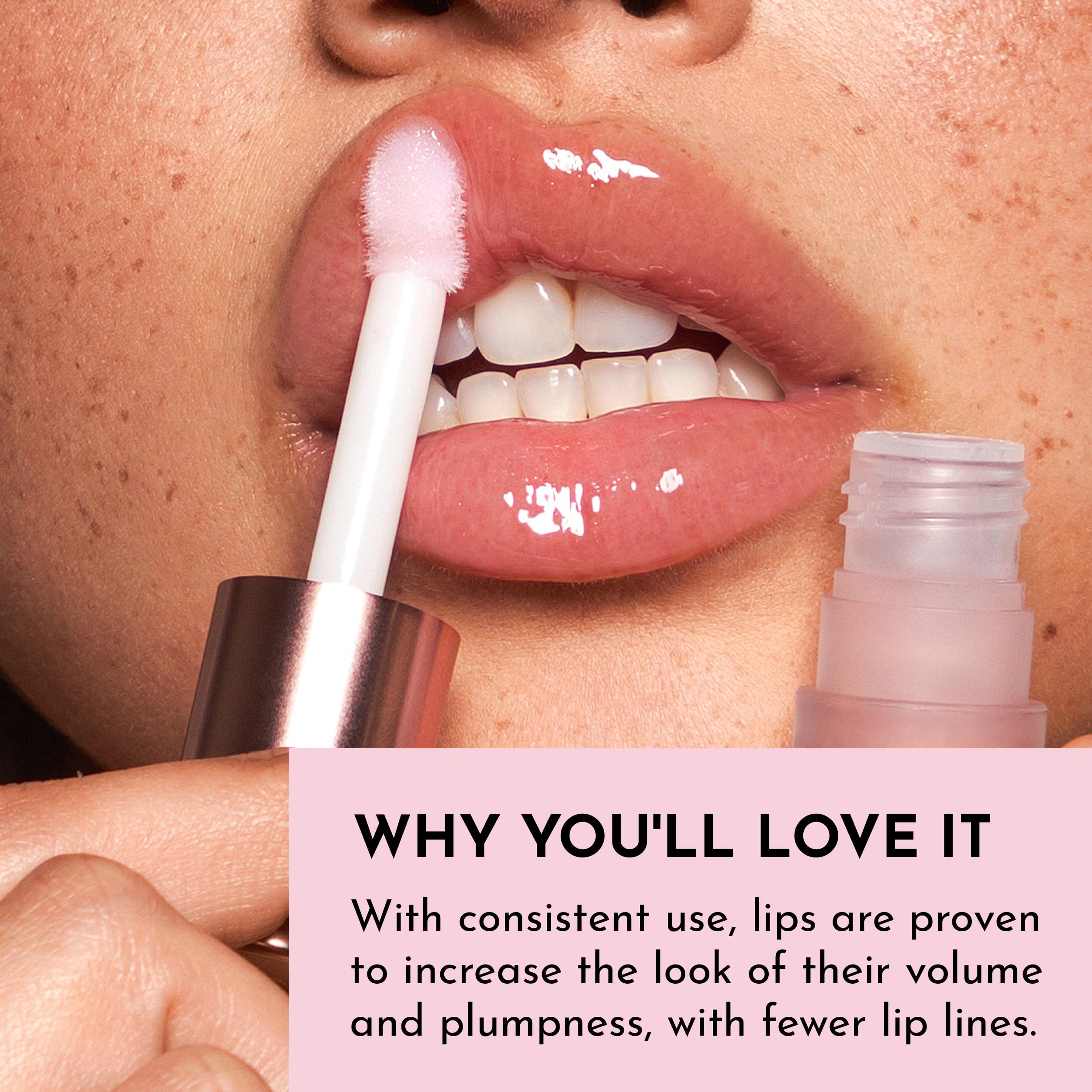 Lawless Forget The Filler Lip Plumper Line Gloss Rosy Outlook Pink 0.11 Fl Oz (Pack of 1)
