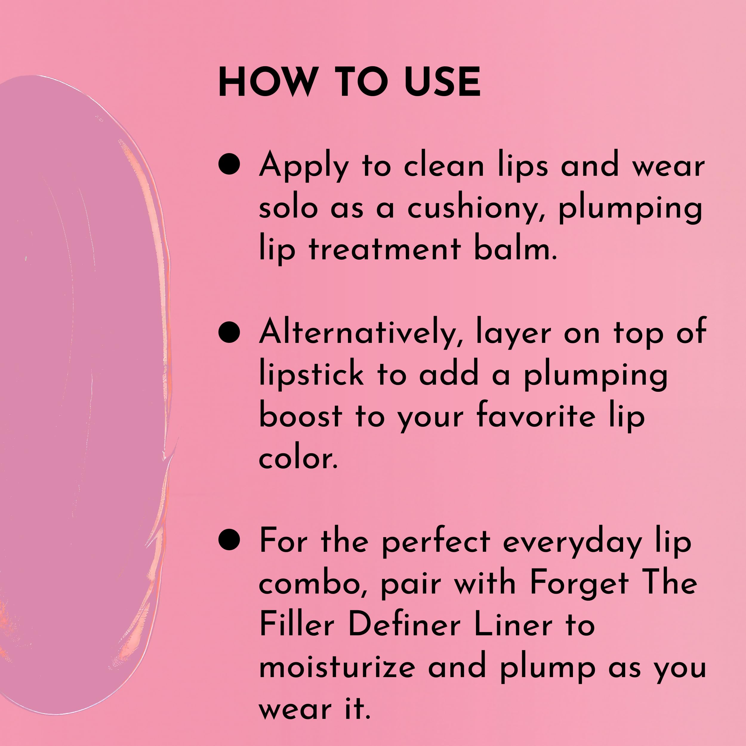 LAWLESS Forget the Filler Lip Plumping Line-Smoothing Tinted Balm in Cupid, 0.09 oz