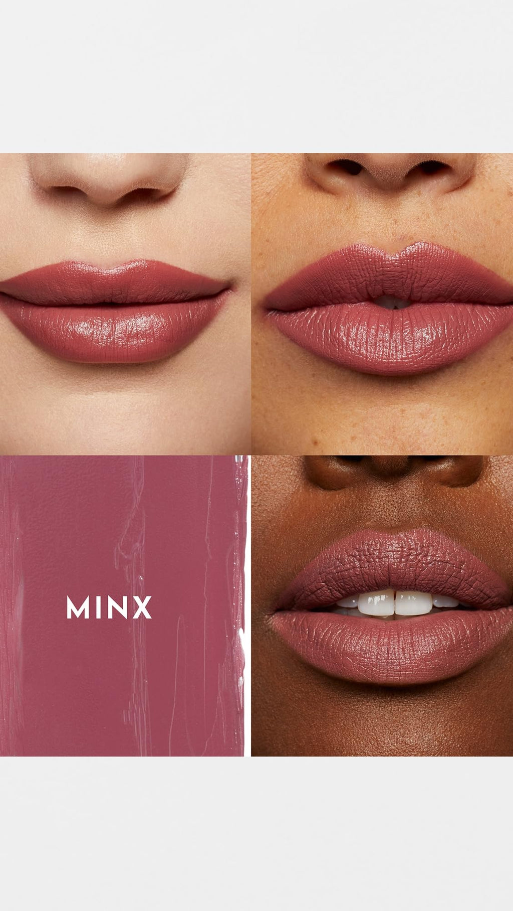 Lawless Forget the Filler Lip-Plumping Line-Smoothing Satin Lipstick – Minx, 0.1 oz