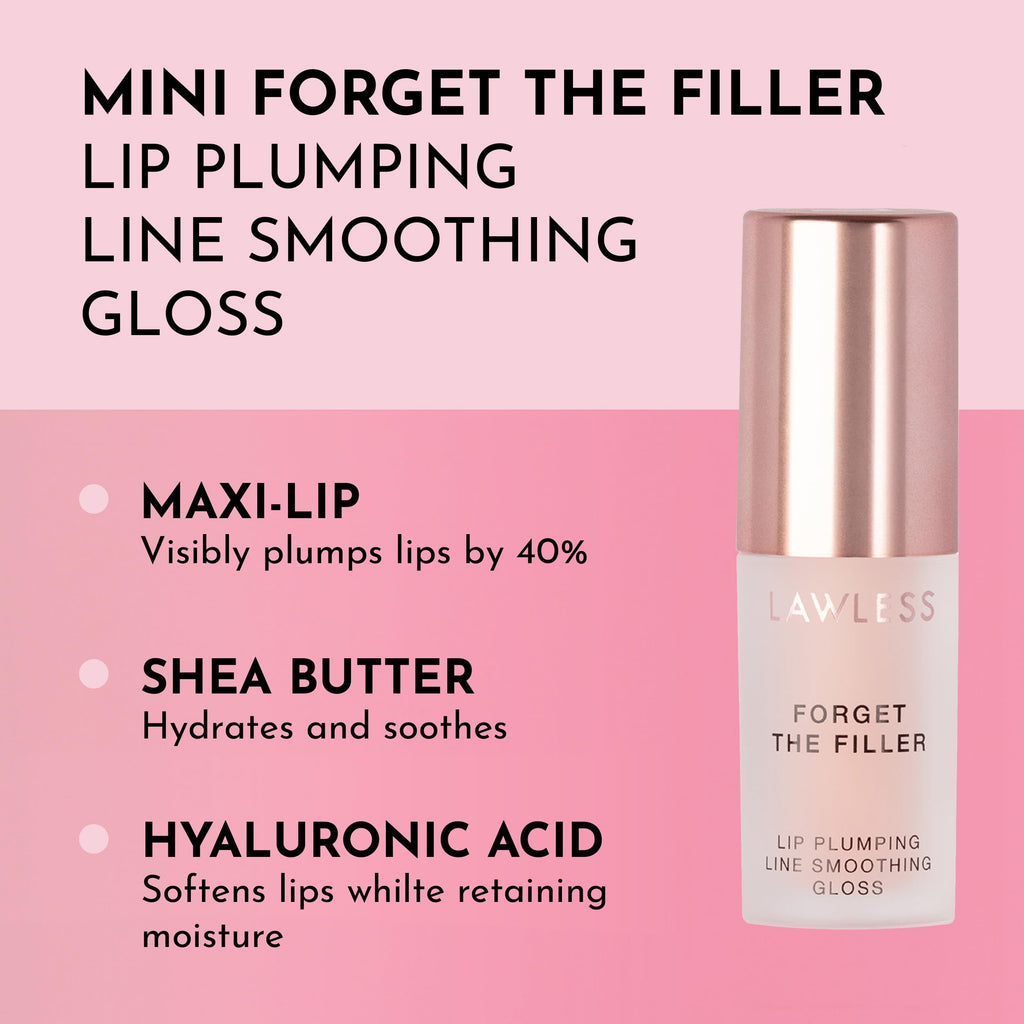 LAWLESS Mini Rosy Outlook Lip Plumper – Rosy