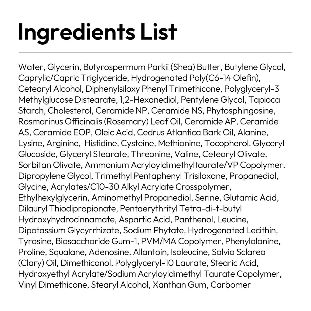 LAYERLAB Barrier Moist Cream — Up to 100H Hydration with Ceramide & Shea Butter (2.02 fl oz)
