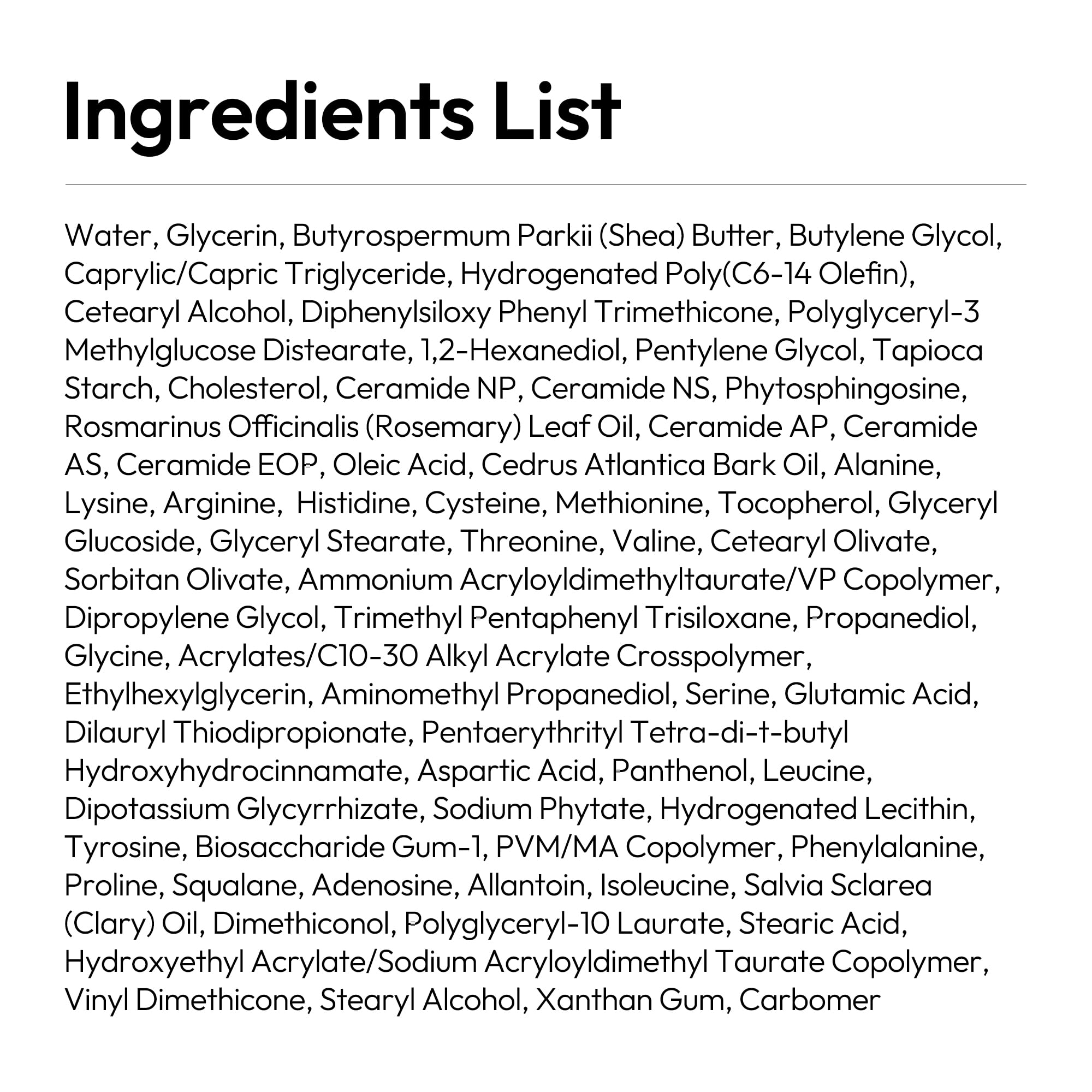 LAYERLAB Barrier Moist Cream — Up to 100H Hydration with Ceramide & Shea Butter (2.02 fl oz)
