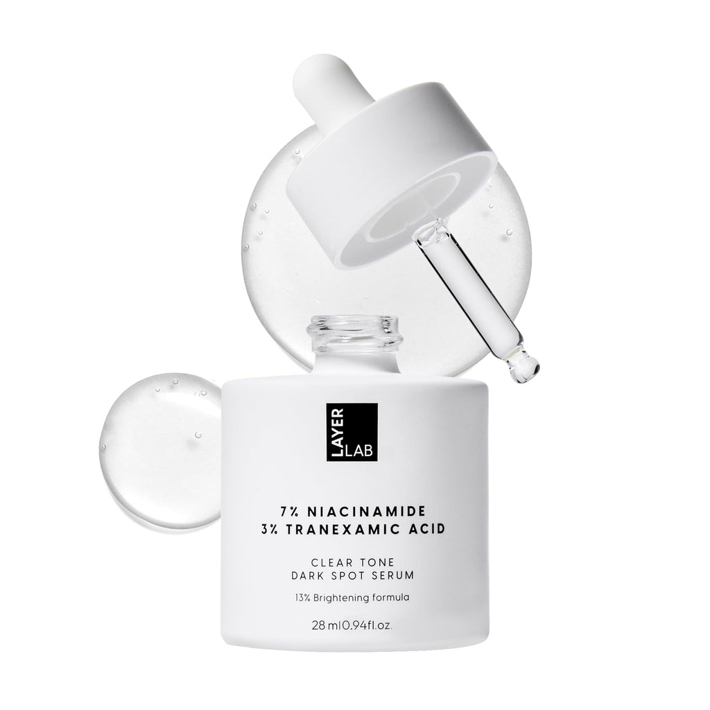 LAYERLAB Niacinamide 7% & Tranexamic Acid 3% Serum | 13% Radiance Complex | Dark Spot Appearance | 0.94 fl oz