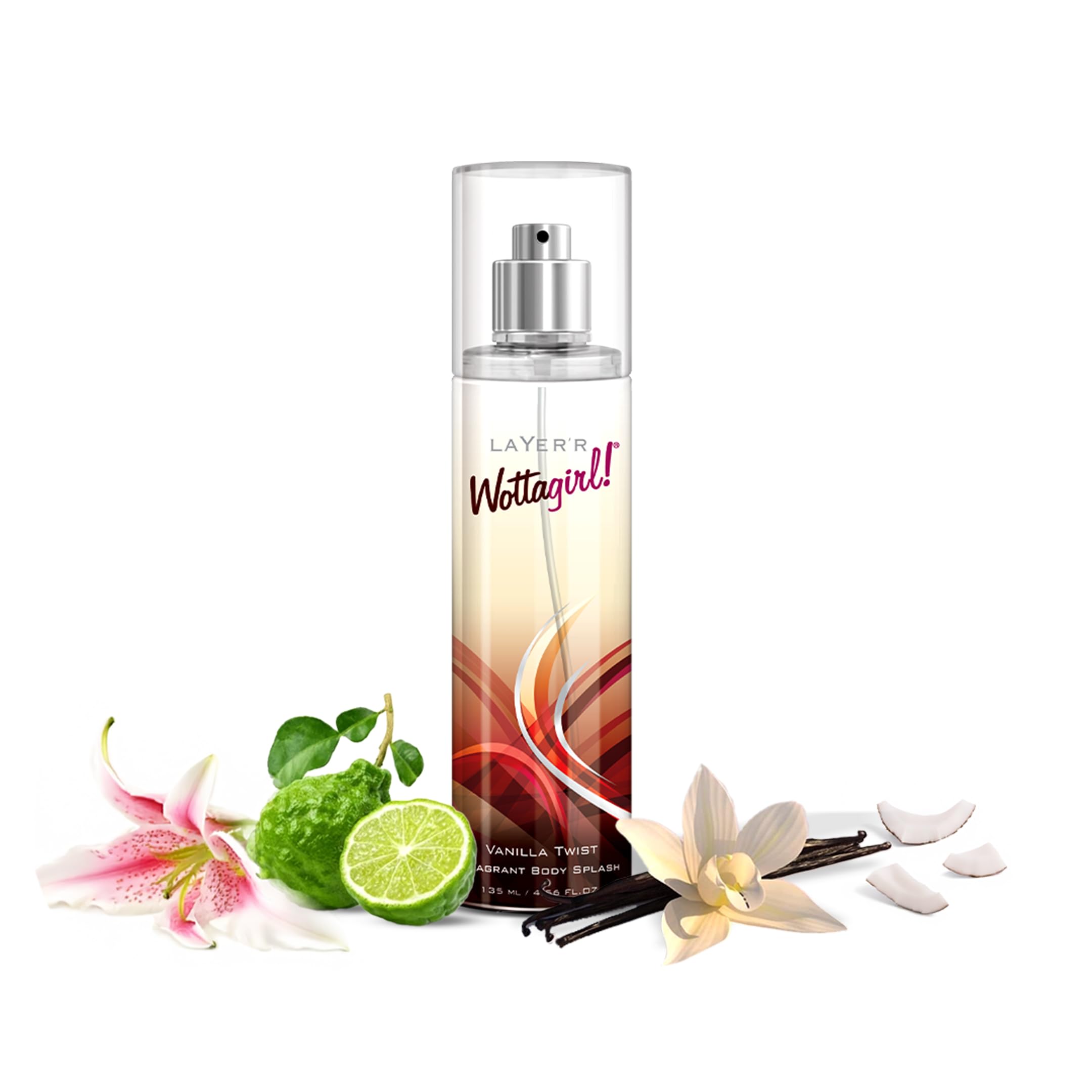 Layer'r Wottagirl Body Spray Vanilla Twist – 135ml | All-Day Freshness