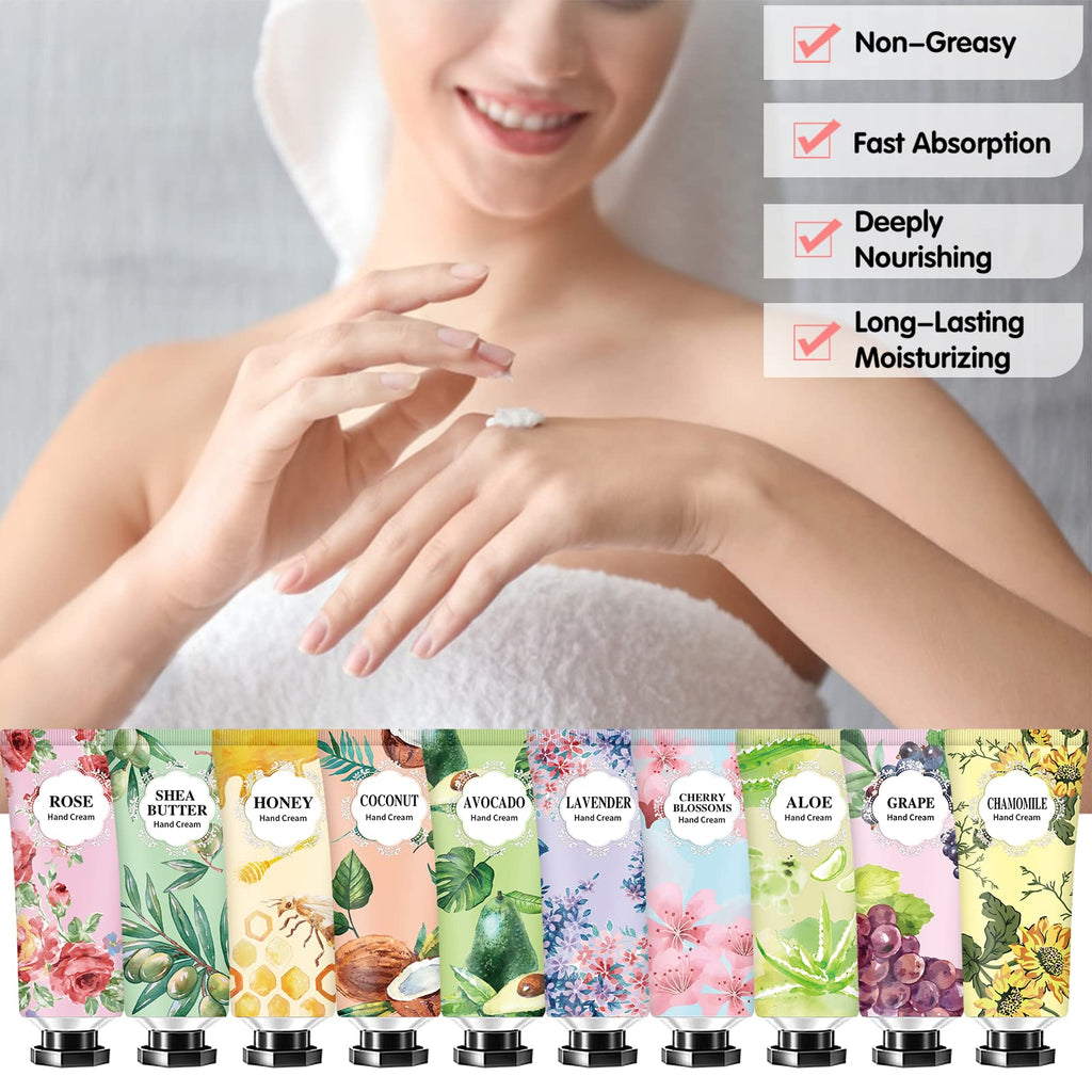 Layhomo 74-Pack Hand Cream Gift Set – Scented Travel-Size Lotions for Women & Girls