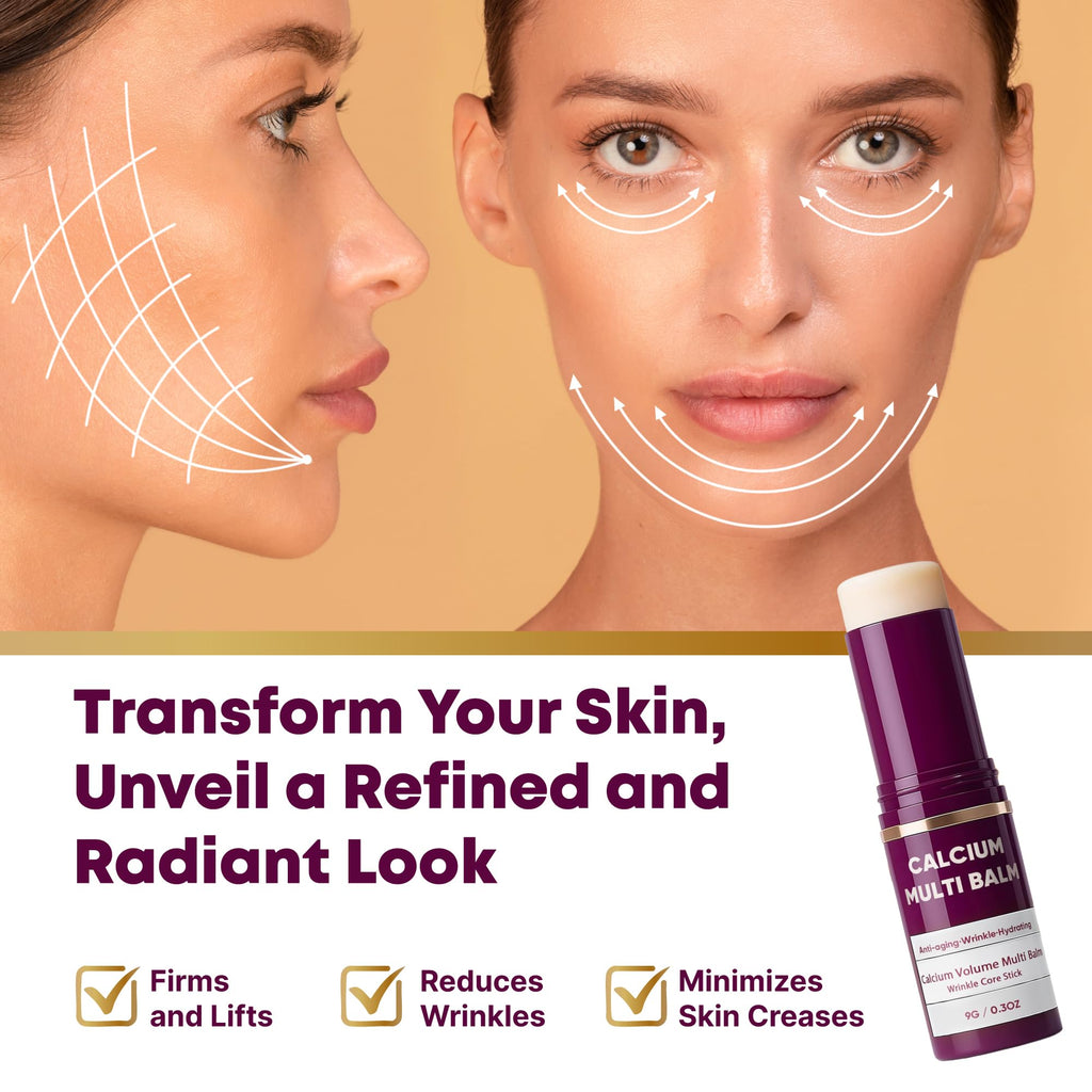 Layla Mae Calcium Volume Multi Balm Stick – Hydrating Anti-Wrinkle, Firming & Tightening Skincare