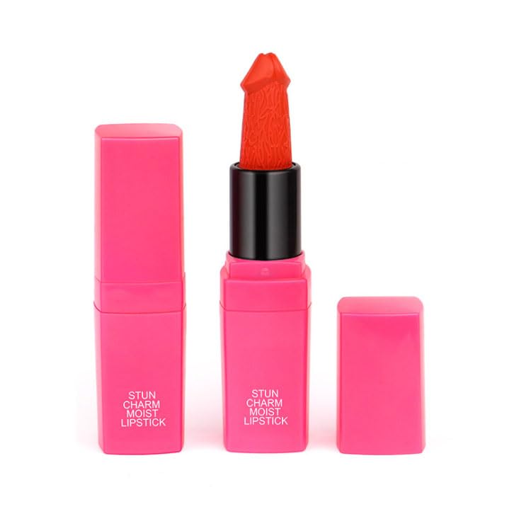 Laymoon Funny Lipstick Gag Gift for Women – White Elephant & Secret Santa Stocking Stuffer (Poly, Standard)