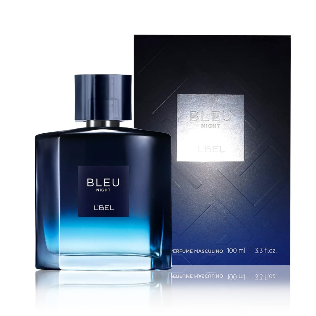 L'Bel Bleu Intense Night Eau de Toilette for Men – 100 ml (3.4 fl oz) Long-Lasting