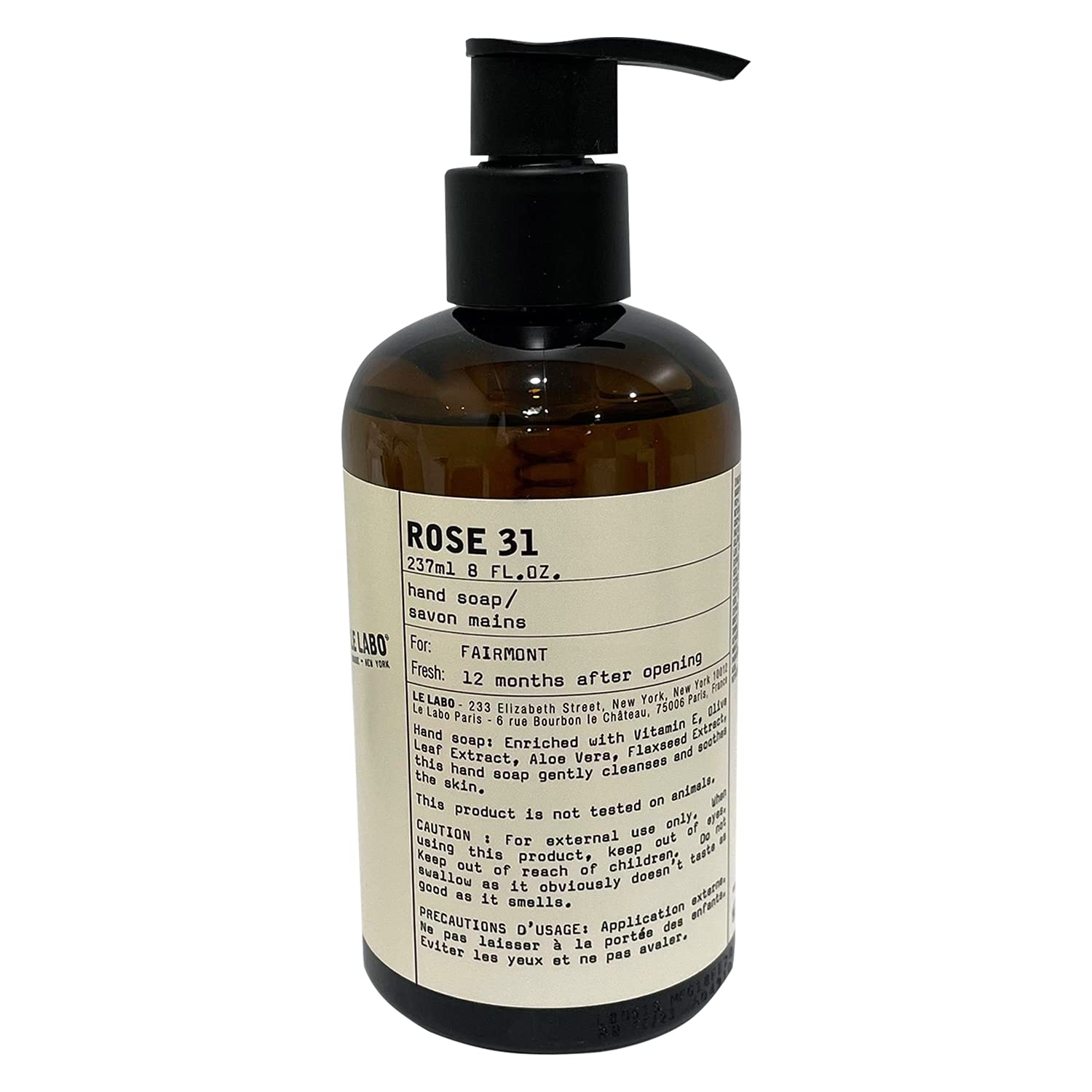 Le Labo Rose 31 Luxury Hand Soap – 8 oz Hand Wash