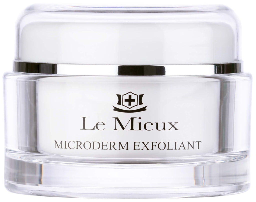 Le Mieux Microderm Exfoliant – Radiance Boosting Microdermabrasion Scrub for Face & Neck (1.75 oz / 52 ml)