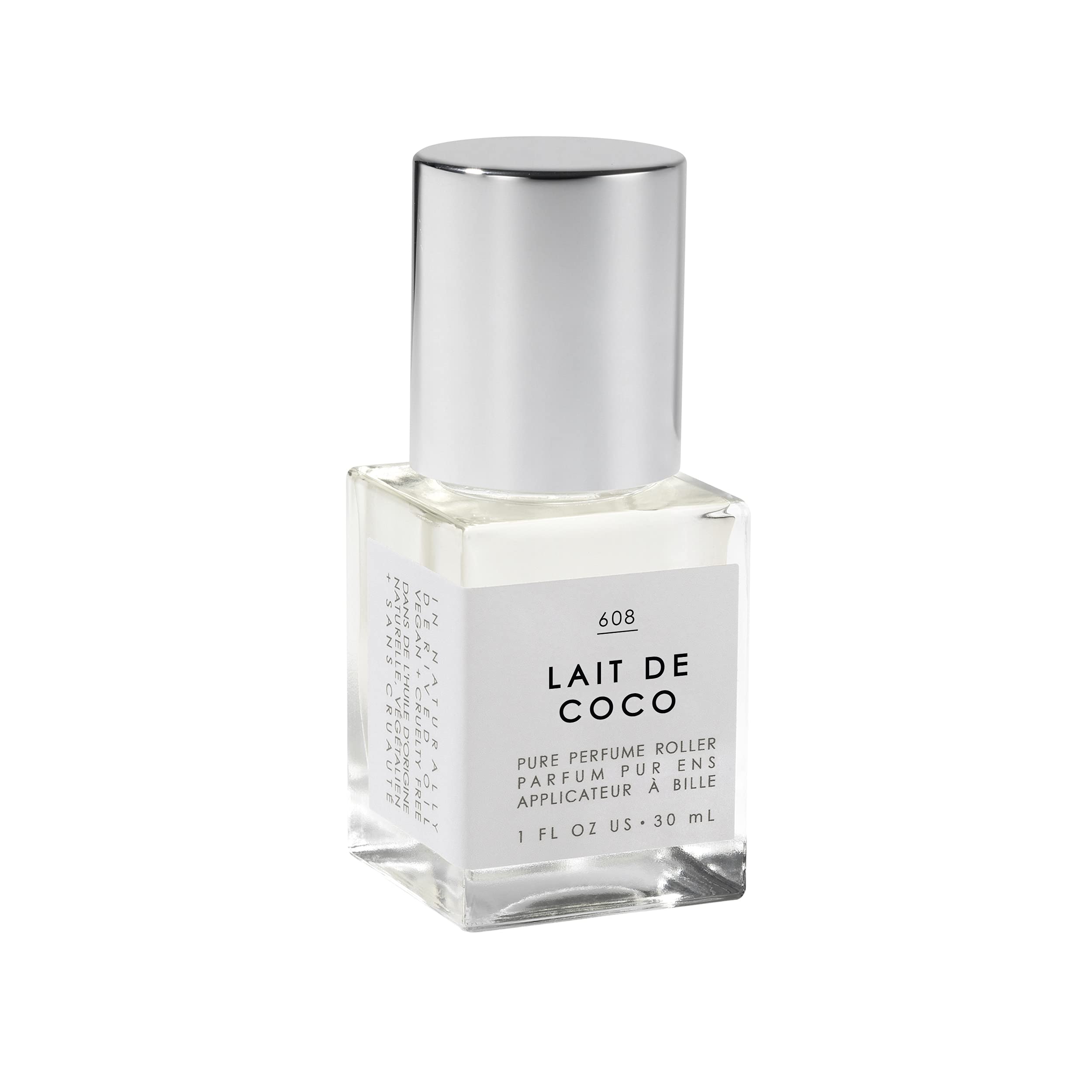 Le Monde Gourmand Coconut Milk Perfume Oil – 1 fl oz (30 ml) Fresh, Creamy Coconut Vanilla Scent