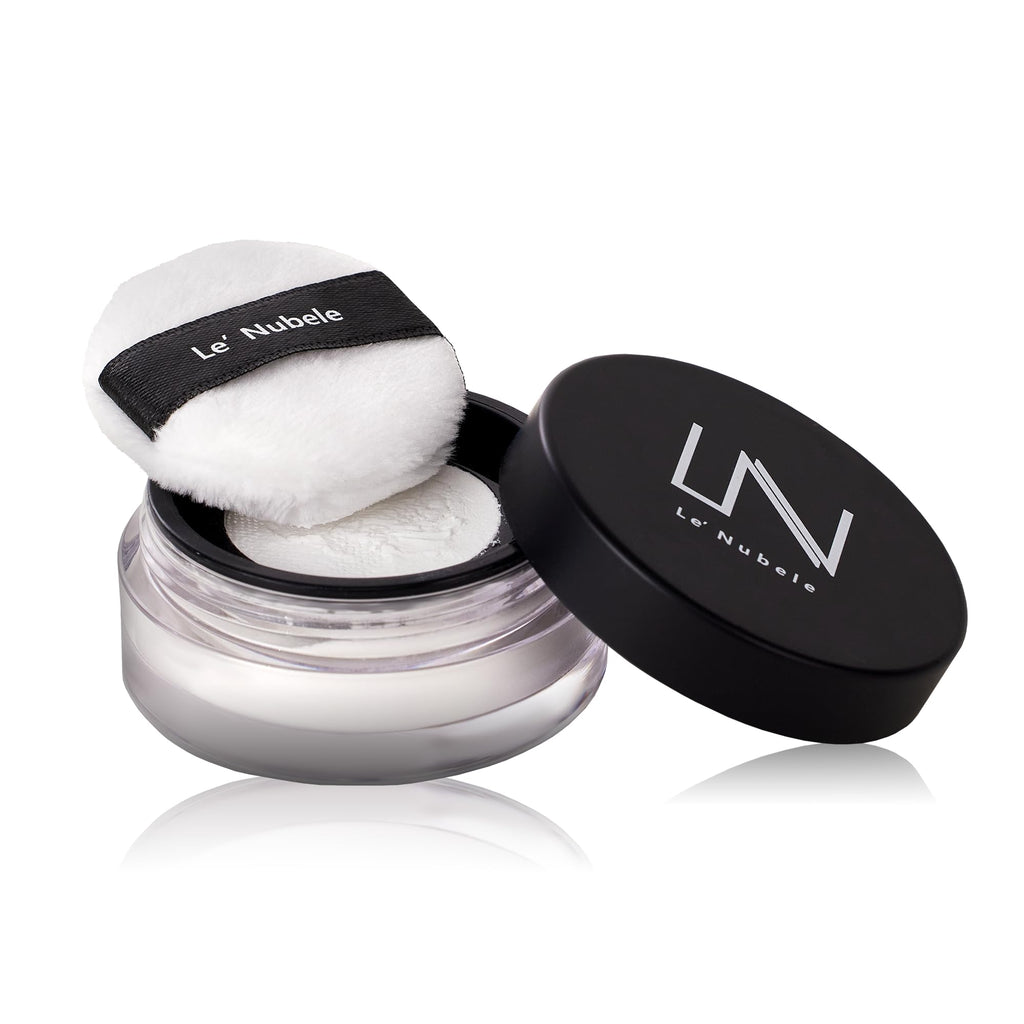 Le Nubele Azulene Face Cover Fixing Powder | Translucent Setting, Matte Finish