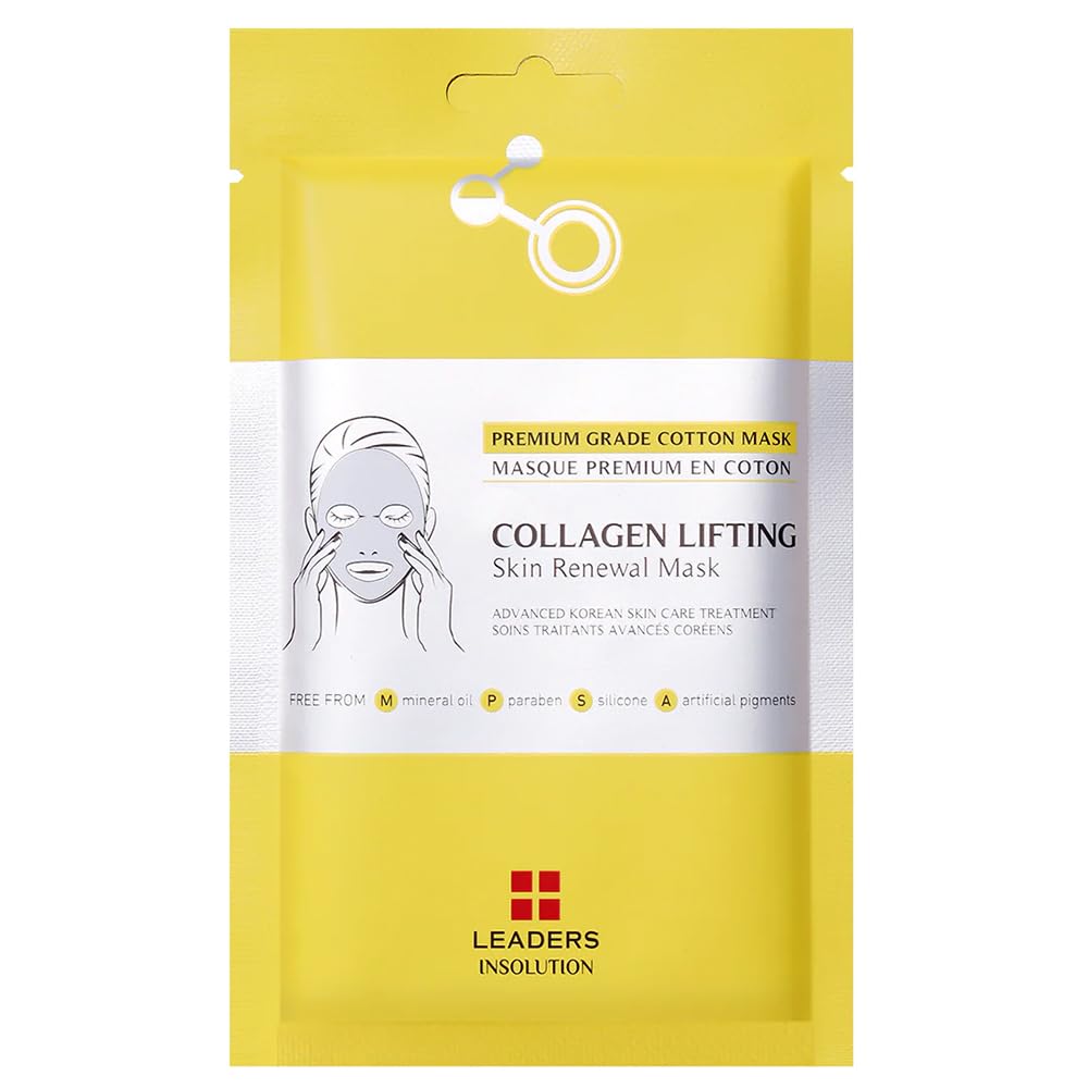 Leaders Insolution Collagen Lifting Skin Renewal Mask | Marine Collagen for Firmness & Elasticity