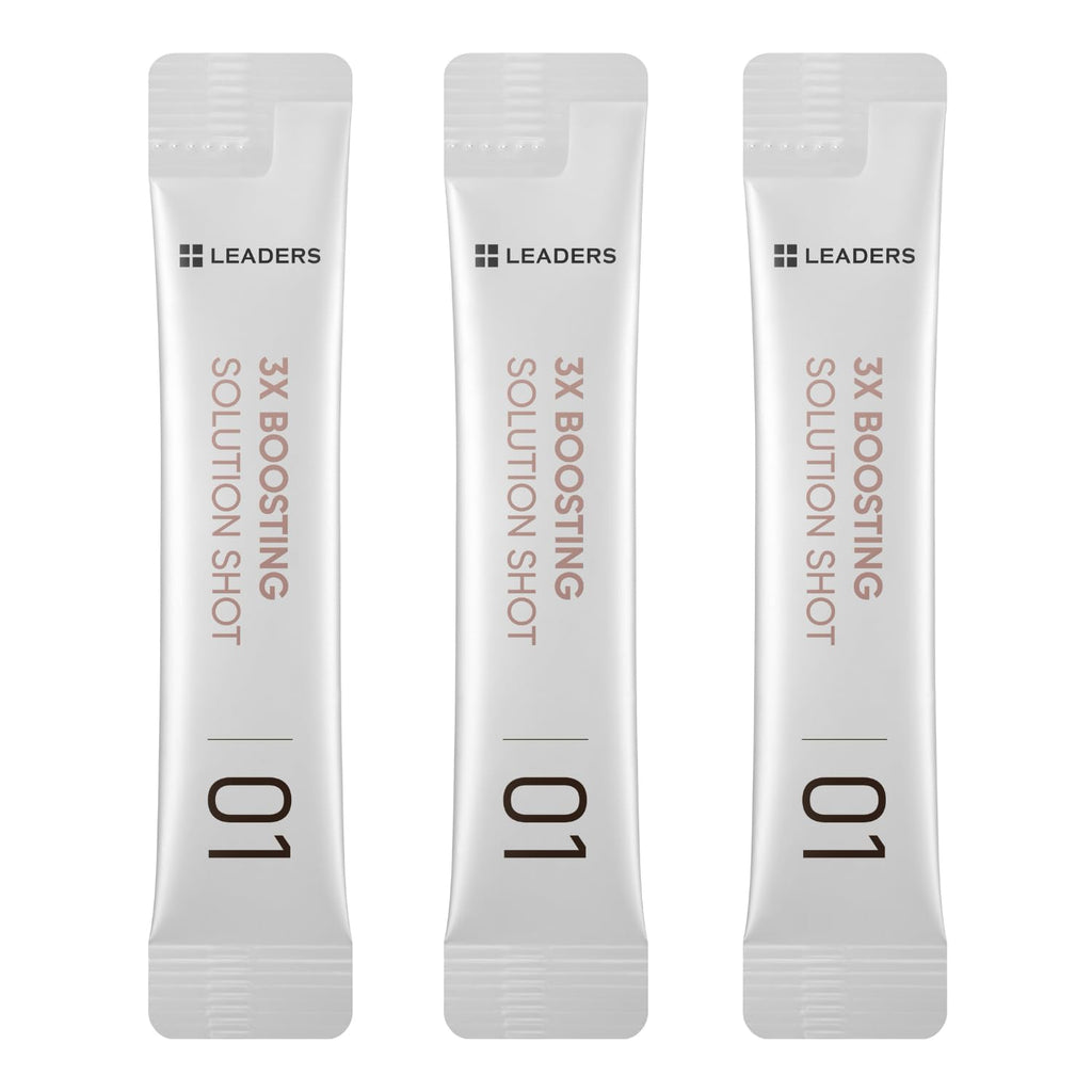 LEADERS 3X Boosting Modeling Mask – 3-Step Korean Skincare Set with Tea Tree (3-Pack)