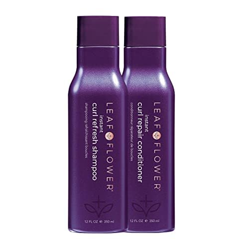 Leaf & Flower Curl Refresh Shampoo & Conditioner Duo – 12oz