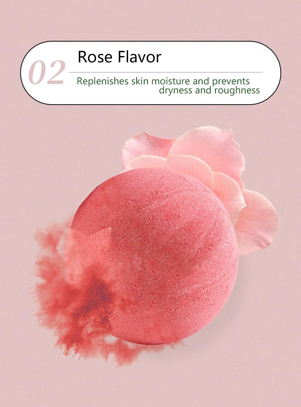 LeapLife Bath Bombs Gift Set – 6 Scents, 60g Each, Organic Handmade Fizzers