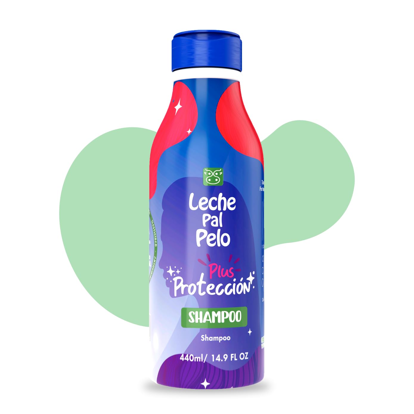 Leche Pal Pelo Quinoa & Rice Protein Color Guard Shampoo | Color-Safe, Vegan (14.9 oz)