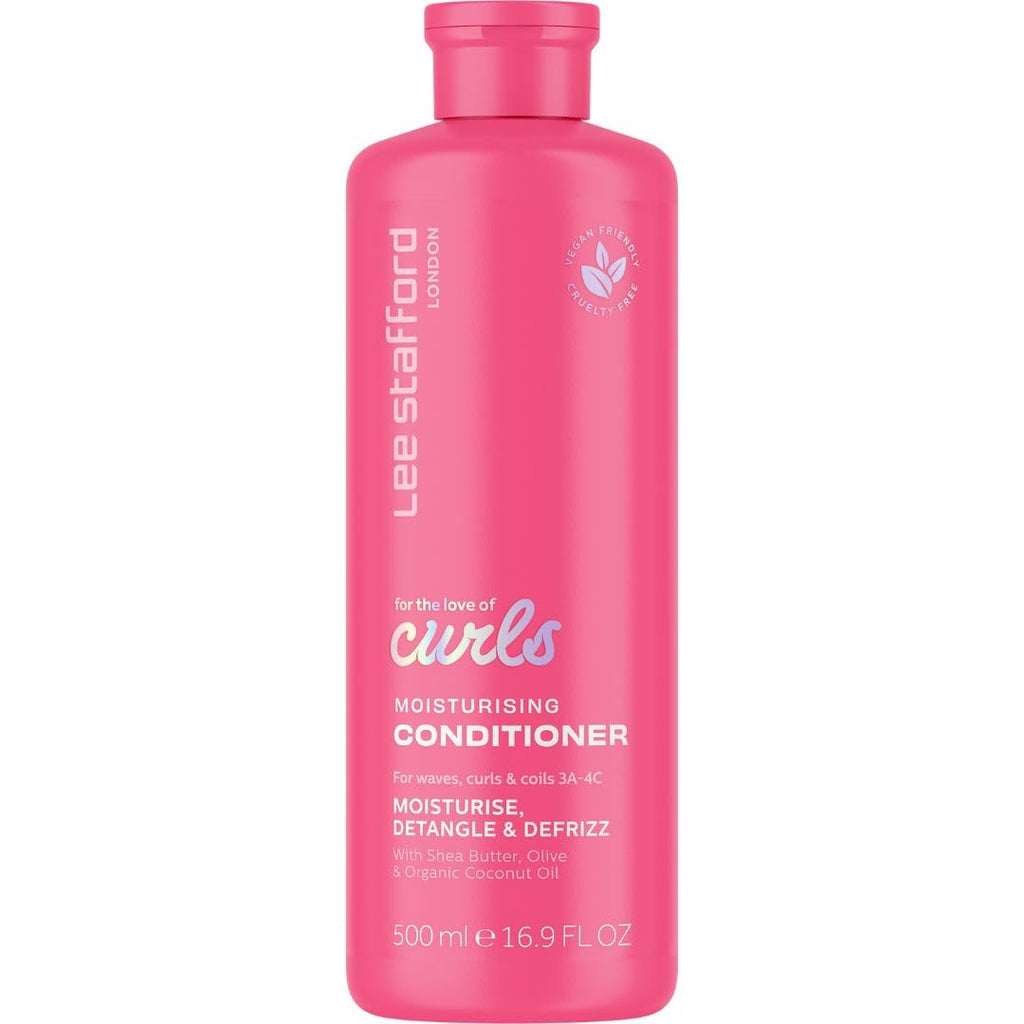 Lee Stafford For The Love Of Curls Conditioner – Anti-Frizz Moisturising Detangler for 2A–4C Hair (16.9 oz)