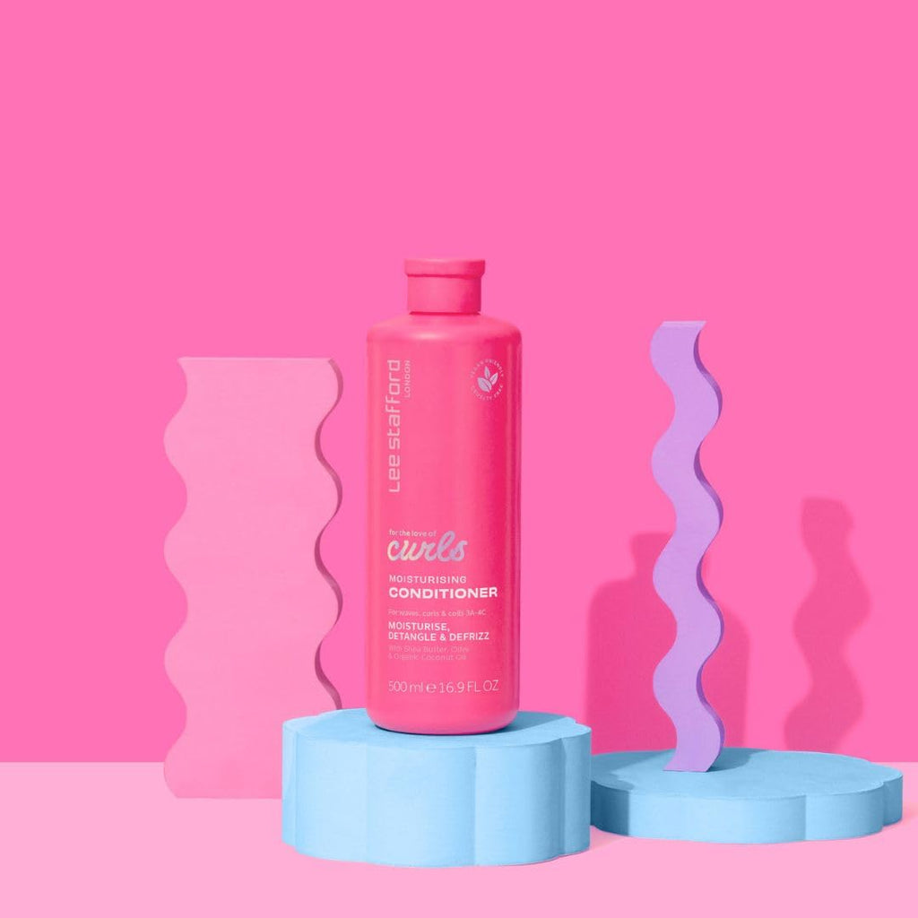 Lee Stafford For The Love Of Curls Conditioner – Anti-Frizz Moisturising Detangler for 2A–4C Hair (16.9 oz)