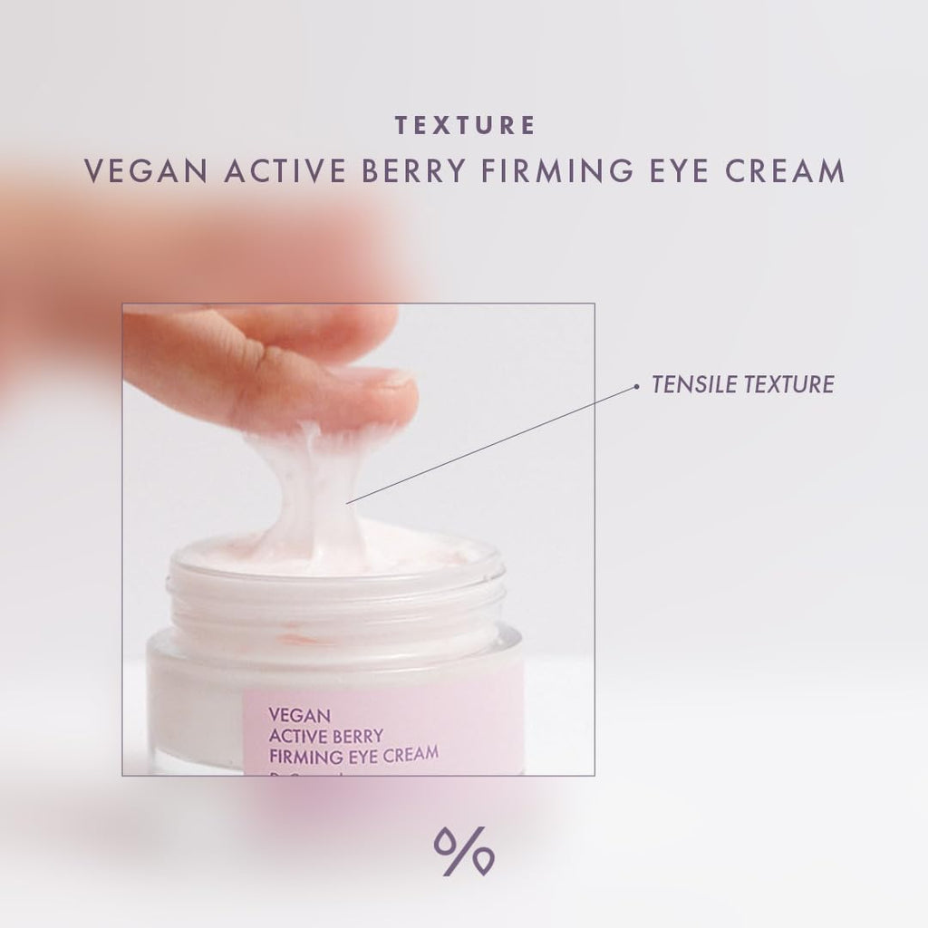 Leegeehaam Dr.Ceuracle Vegan Active Berry Eye Cream with Applicator – Hydrating Resveratrol Eye Treatment