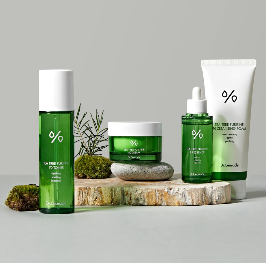 Dr.Ceuracle by Leegeehaam Tea Tree Purifine Cleansing Foam – Gentle Gel-to-Foam Daily Cleanser (150ml)