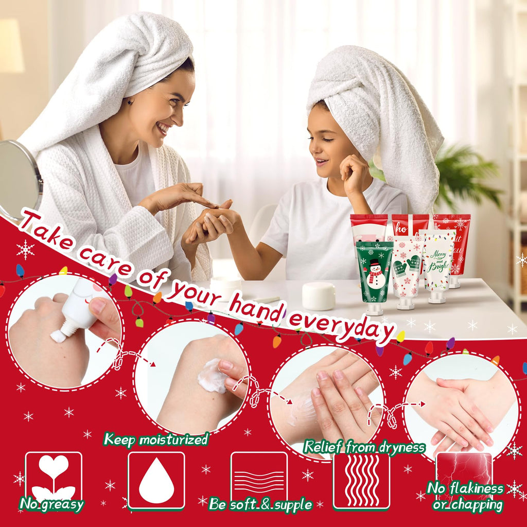 Leelosp 96-Piece Secret Santa Hand Cream Gift Set – 30ml Travel-Size, 6 Natural Plant Fragrances