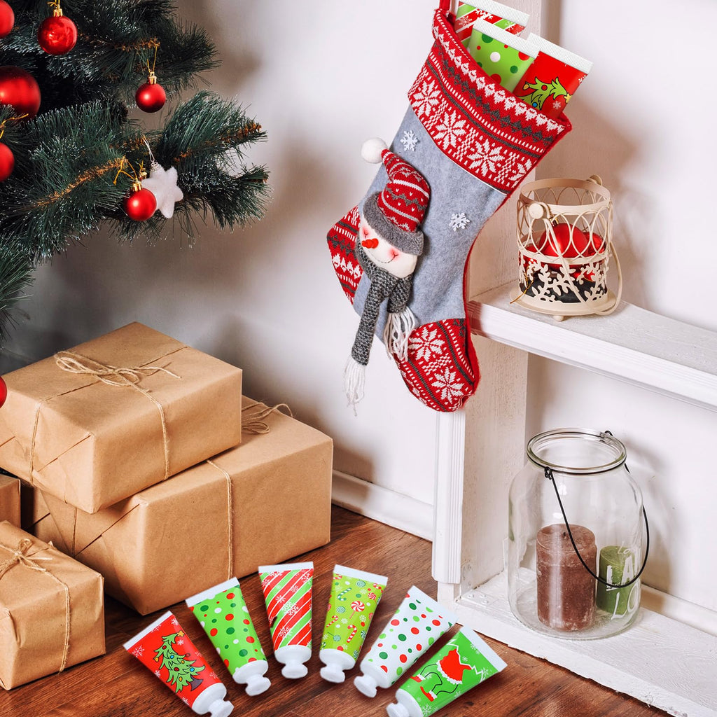 Leelosp 36-Pcs Christmas Hand Cream Gift Set - 6 Flavors, Mini Travel Moisturizers
