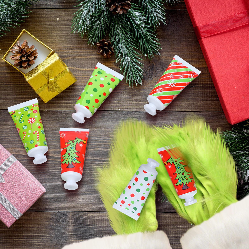 Leelosp 36-Pcs Christmas Hand Cream Gift Set - 6 Flavors, Mini Travel Moisturizers