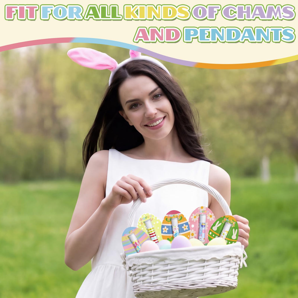 Leelosp 15 Pack Easter Lip Balm Bulk — Natural Moisturizing Lip Balms for Gifts & Party Favors