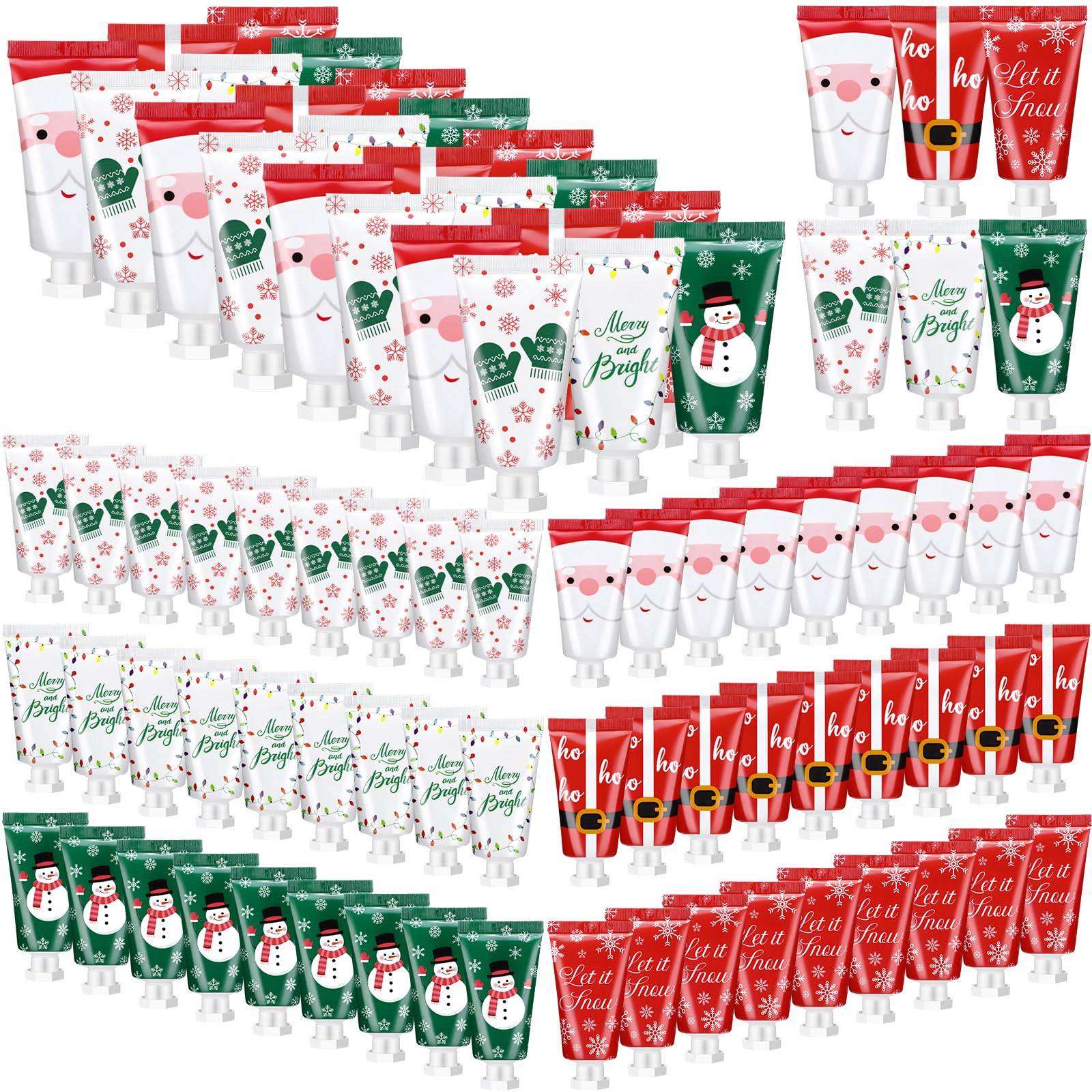 Leelosp 96-Piece Secret Santa Hand Cream Gift Set – 30ml Travel-Size, 6 Natural Plant Fragrances