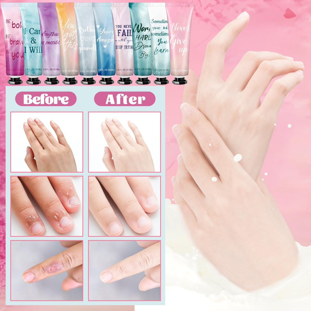 Leelosp 40-Pack Hand Cream Gift Set – Travel Size, 10 Scents, Ideal for Employee Appreciation