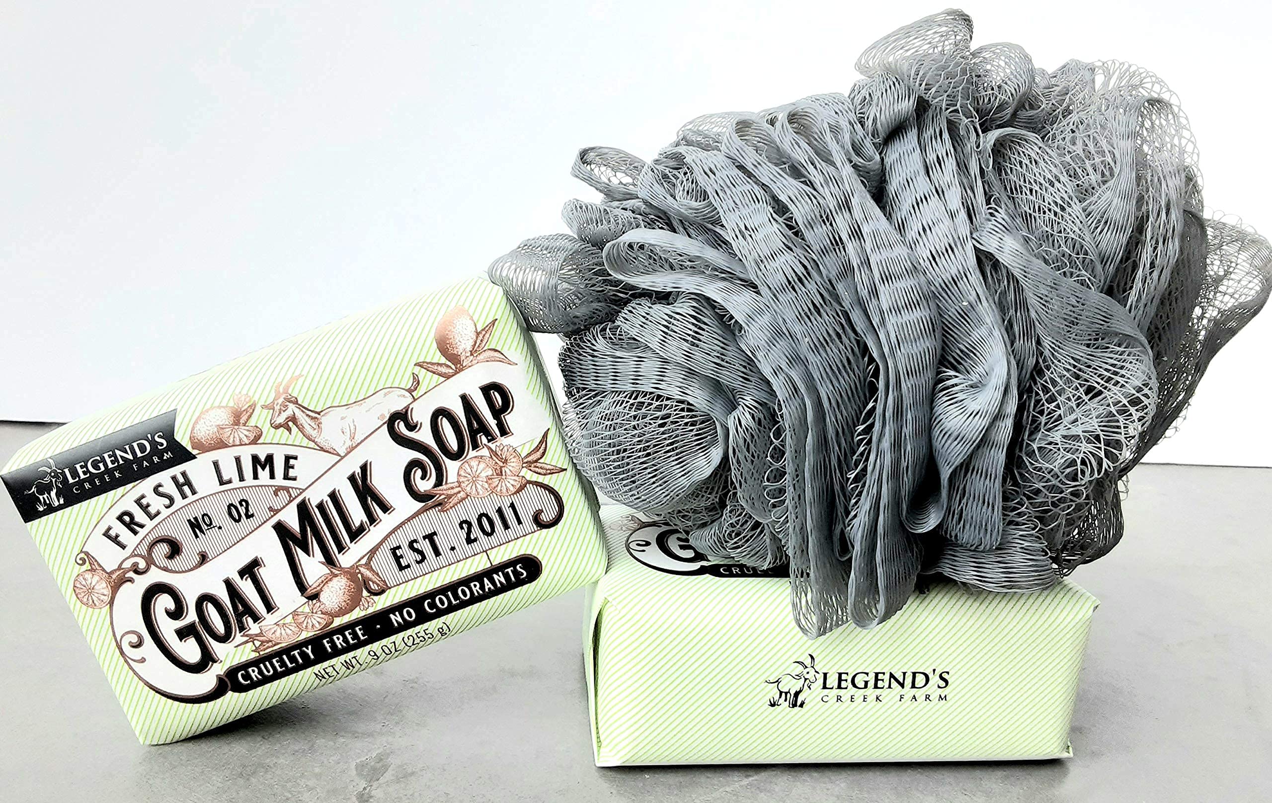 Legend's Creek Goat Milk Soap - Triple Milled 9 oz Fresh Lime