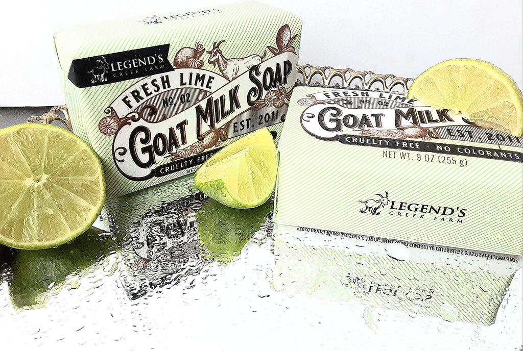 Legend's Creek Goat Milk Soap - Triple Milled 9 oz Fresh Lime