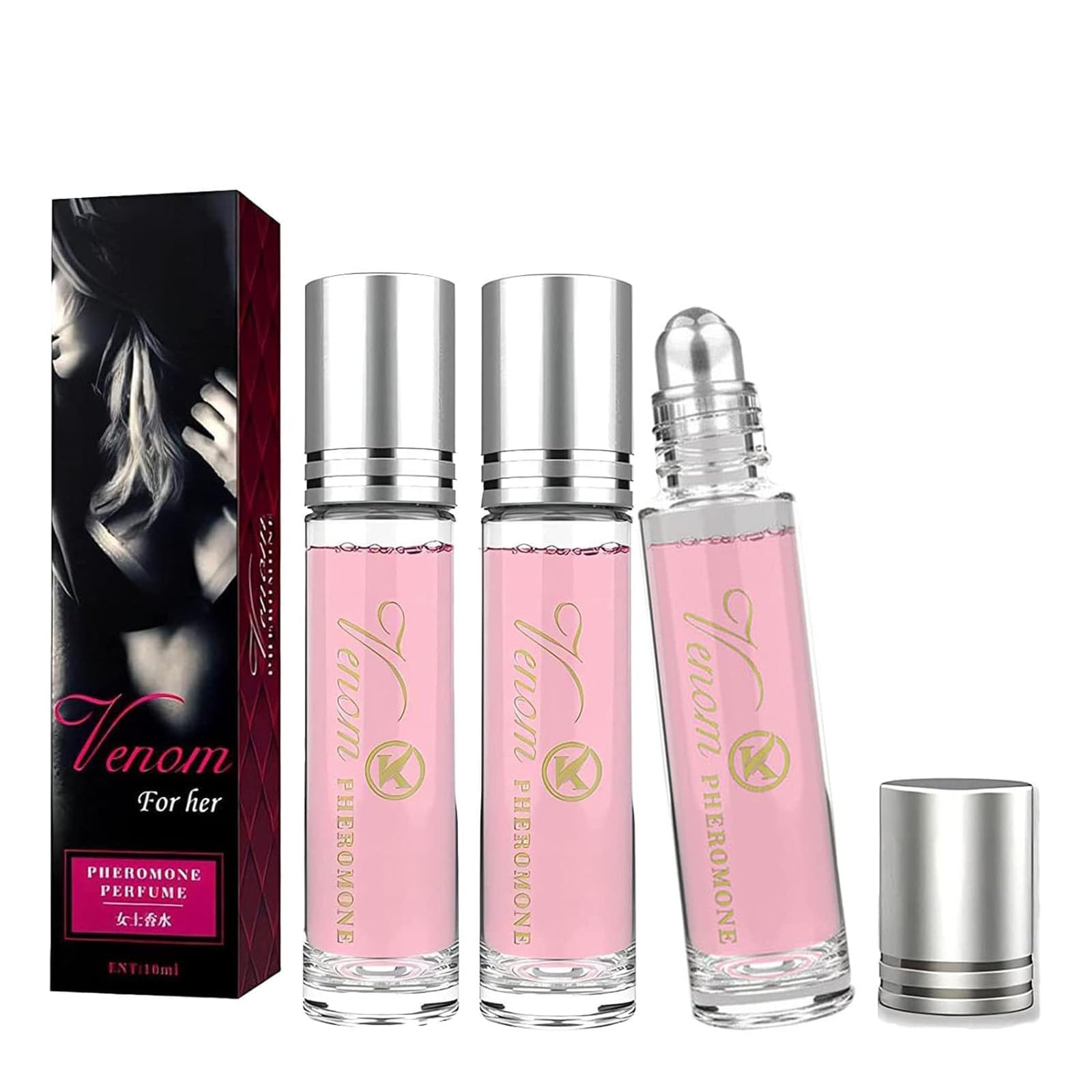 Leixu Lunex Phero Perfume for Women - Portable Roll-On Fragrance