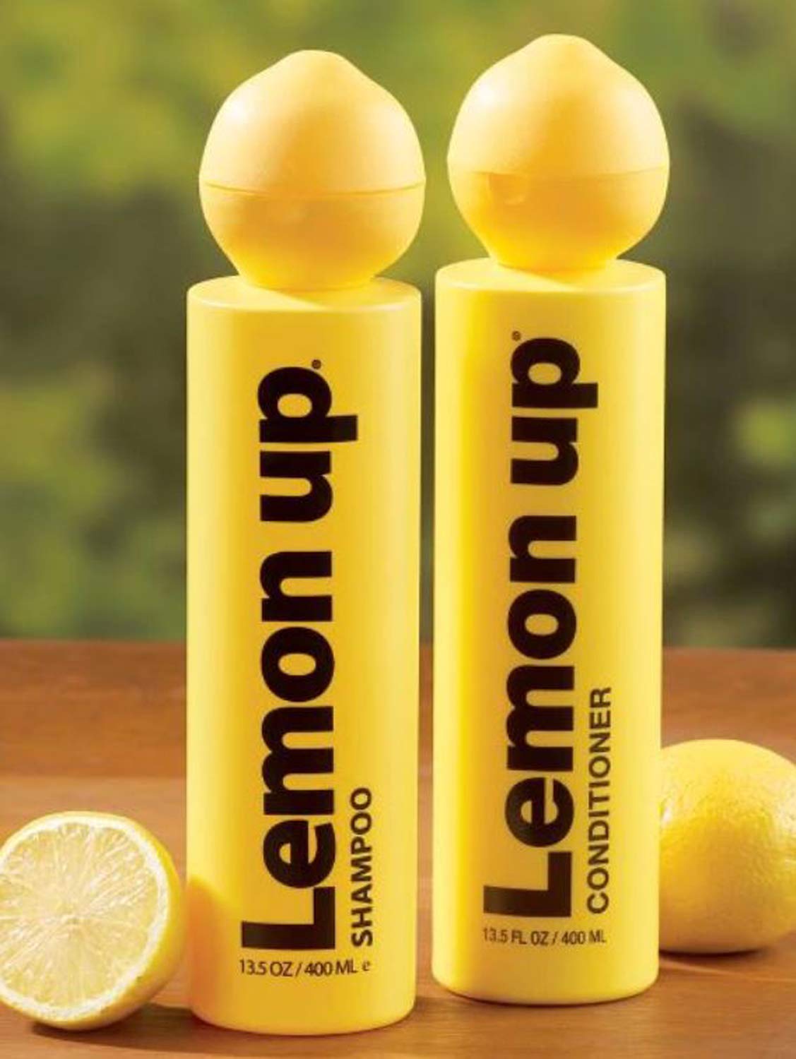 L E M O N Lemon Scented Shampoo & Conditioner Set – Hydrating, Shine‑Boost, Oil Control (13.5 oz x 2)