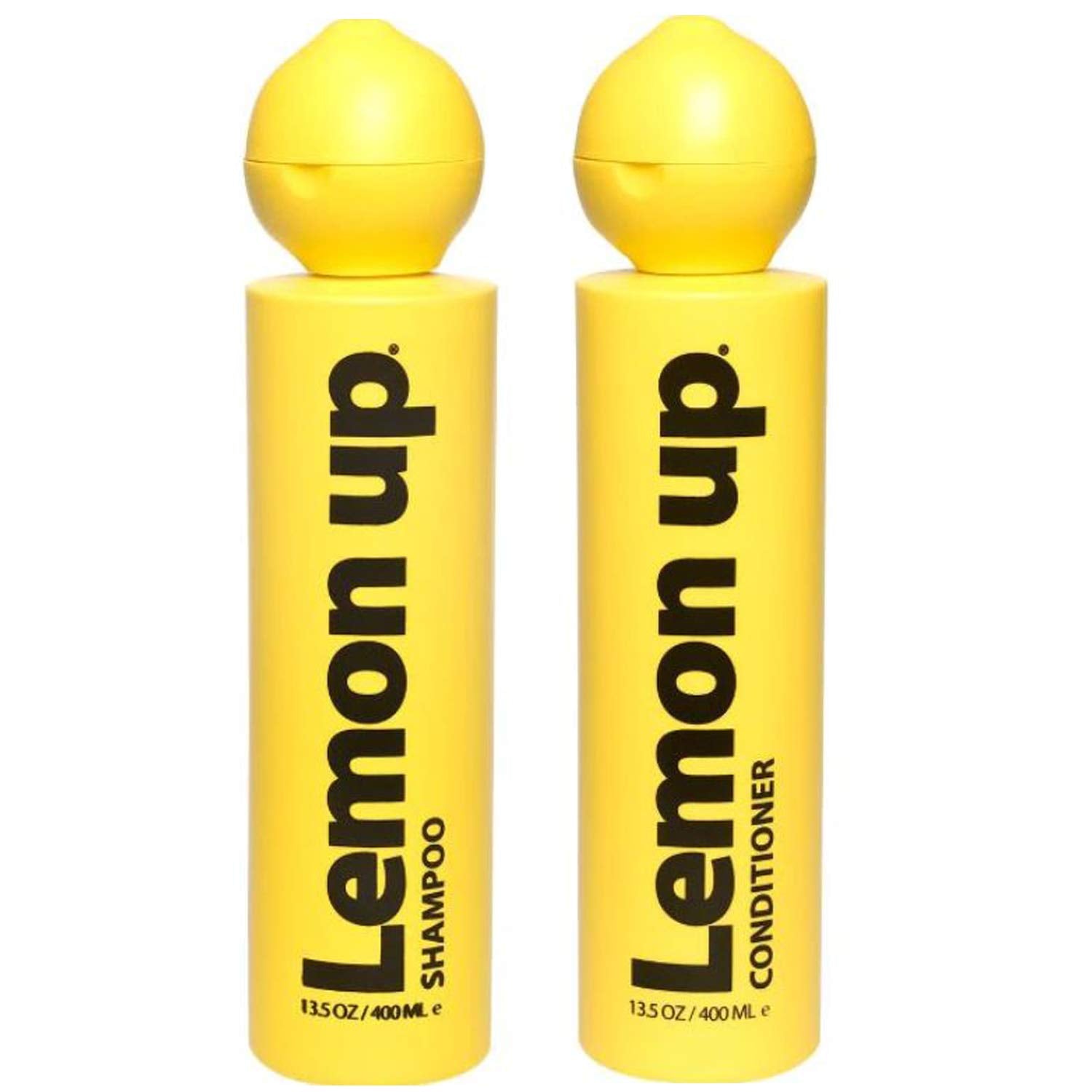 L E M O N Lemon Scented Shampoo & Conditioner Set – Hydrating, Shine‑Boost, Oil Control (13.5 oz x 2)